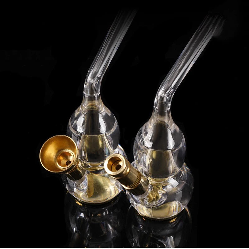 Mini hookah for Smoking Tobacco &Cigarette Filter smoke Water pipe shisha set with Brass grass Herb bowl Smoking Accessories