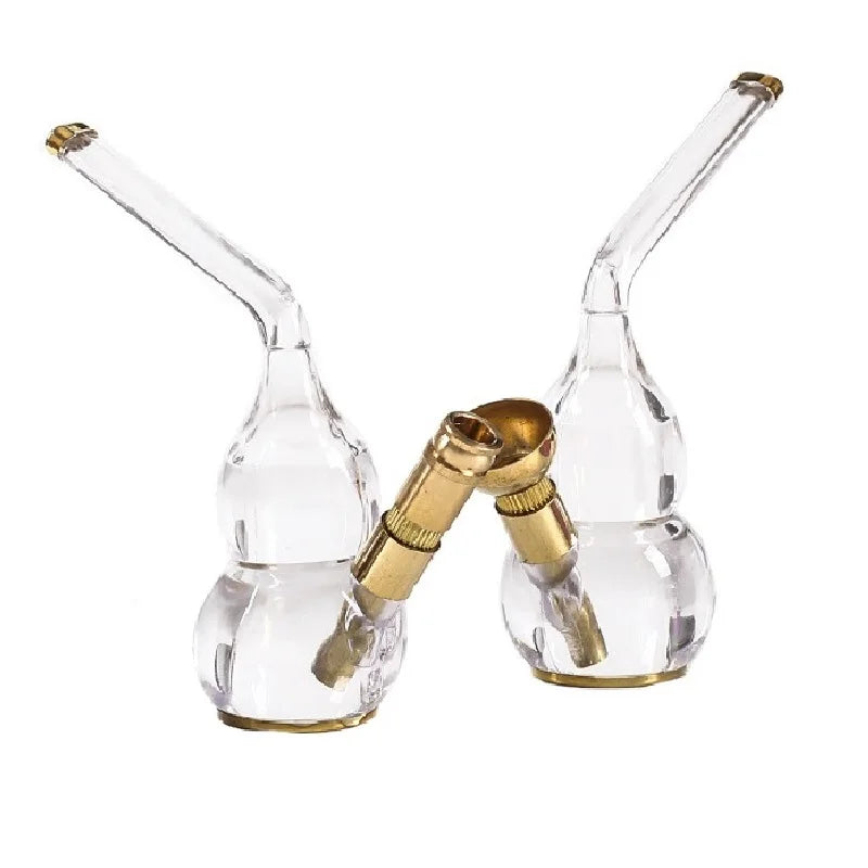 Mini hookah for Smoking Tobacco &Cigarette Filter smoke Water pipe shisha set with Brass grass Herb bowl Smoking Accessories