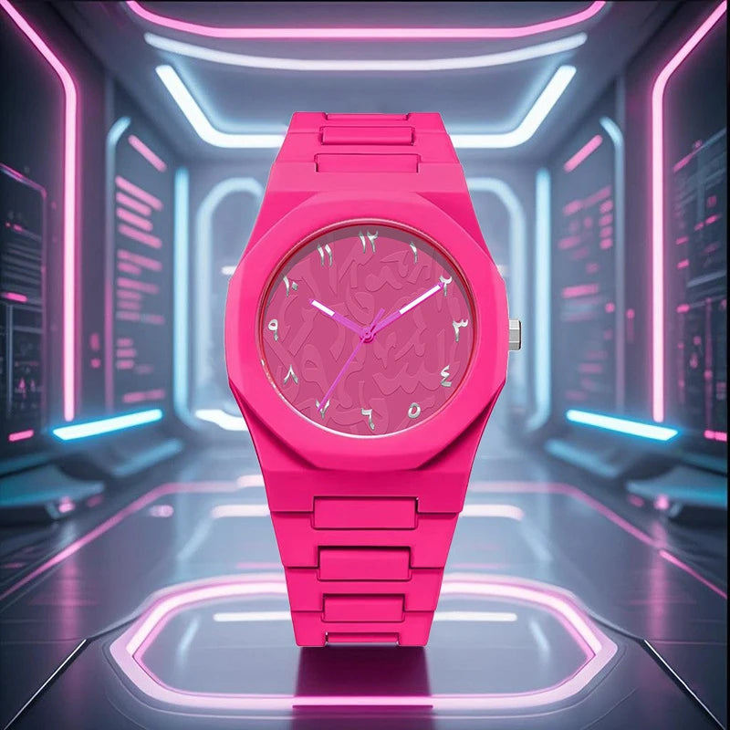 UTHAI 2025 New Men's and Women's Style Watche Business Waterproof Plastic Wristbands Fashionable Casual Quartz Watches