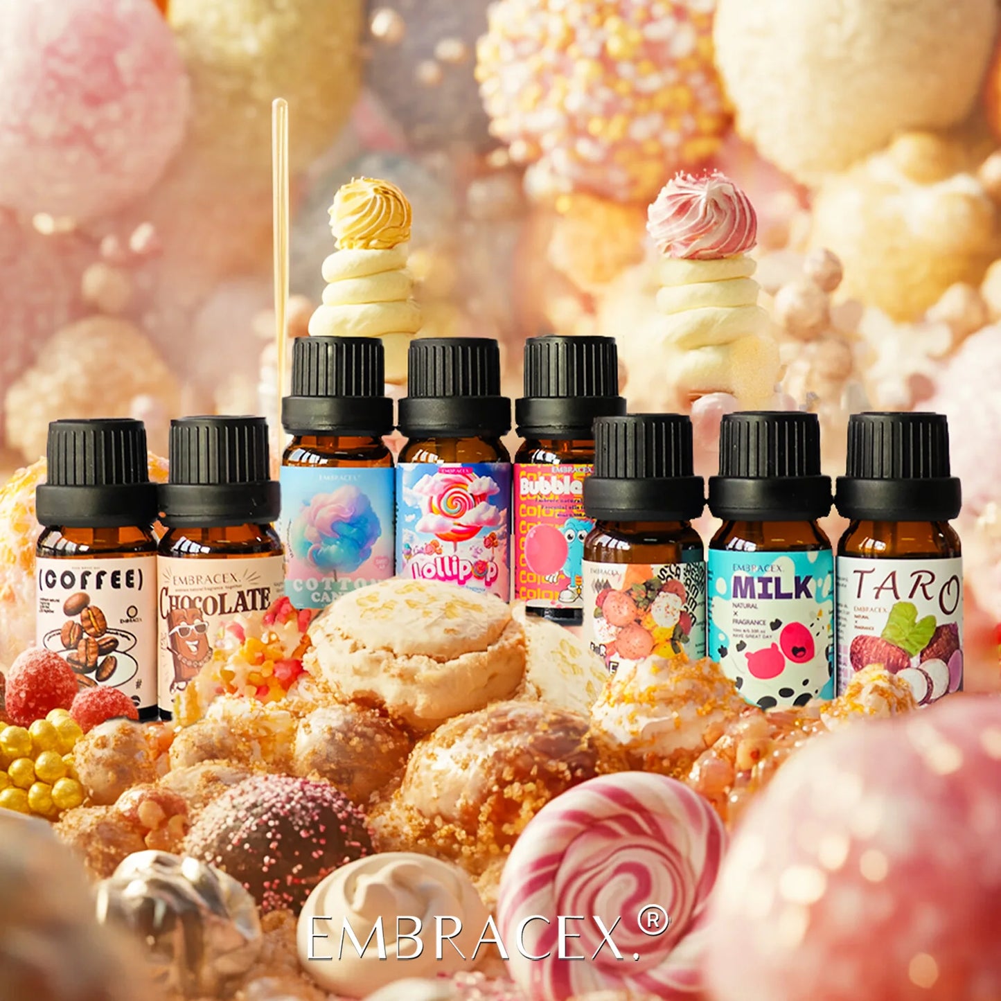 17 typle Gourmet Essential Oils Perfumes Fragrance Is Long-Lasting For Skin、Diffusers、Candles Making Gifts For Women