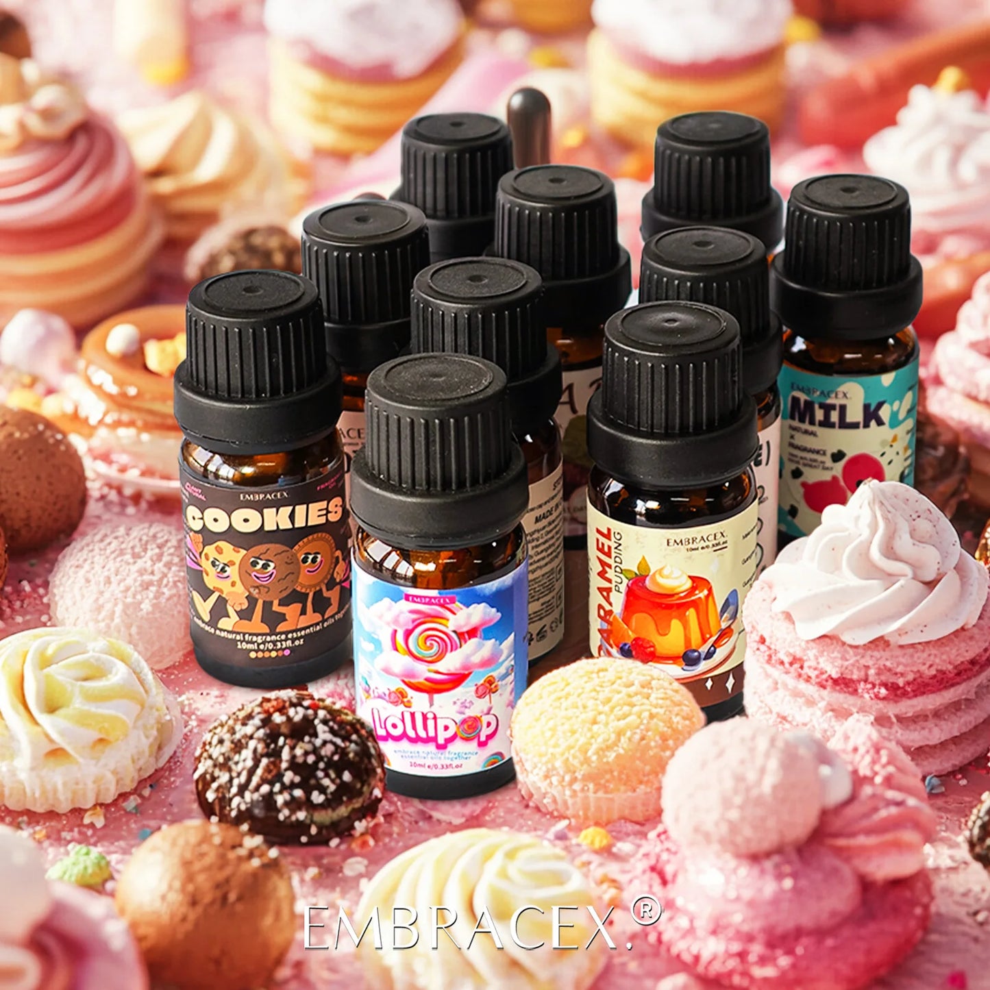17 typle Gourmet Essential Oils Perfumes Fragrance Is Long-Lasting For Skin、Diffusers、Candles Making Gifts For Women