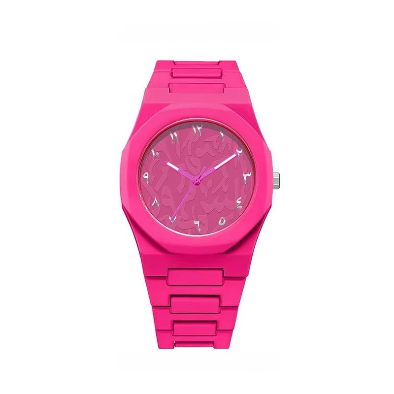 UTHAI 2025 New Men's and Women's Style Watche Business Waterproof Plastic Wristbands Fashionable Casual Quartz Watches