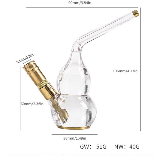 Mini hookah for Smoking Tobacco &Cigarette Filter smoke Water pipe shisha set with Brass grass Herb bowl Smoking Accessories