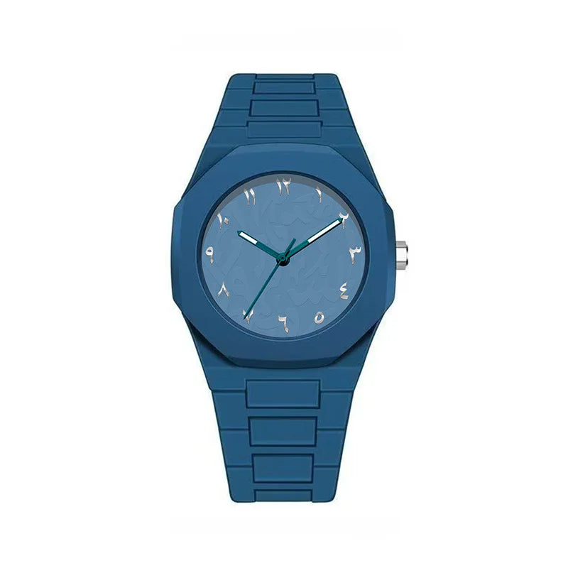 UTHAI 2025 New Men's and Women's Style Watche Business Waterproof Plastic Wristbands Fashionable Casual Quartz Watches