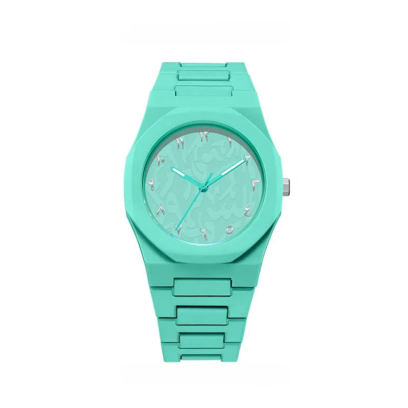 UTHAI 2025 New Men's and Women's Style Watche Business Waterproof Plastic Wristbands Fashionable Casual Quartz Watches