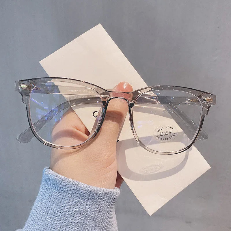 Classic Transparent Computer Glasses Frame Women Men Anti Blue Light Glasses Blocking Glasses Optical Glasses Lenses Oculos Male